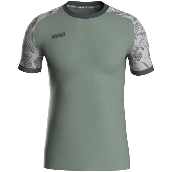 JAKO Trikot Iconic KA, 128, mintgrün/soft grey/anthra light