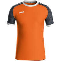 JAKO Trikot Iconic KA, L, neonorange/schwarz
