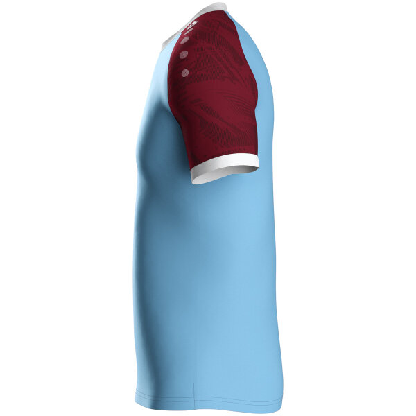 JAKO Trikot Iconic KA, 140, lightblue/weinrot