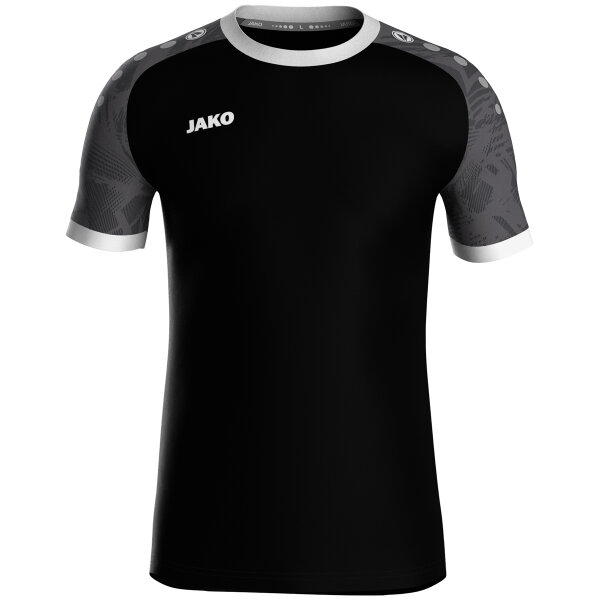 JAKO Trikot Iconic KA, 116, schwarz/anthrazit