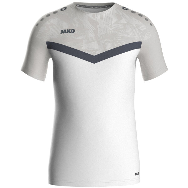 JAKO T-Shirt Iconic, XXL, weiß/soft grey/anthra light