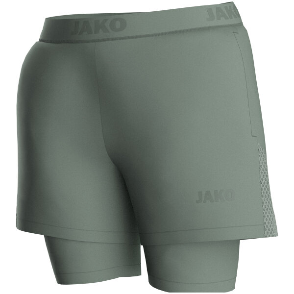 JAKO 2-in-1 Short Power, 42, mintgrün