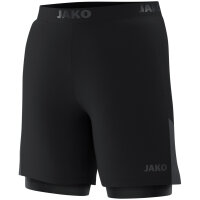 JAKO 2-in-1 Short Power, L, schwarz