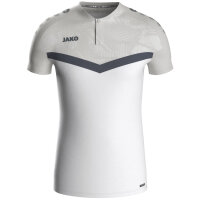 JAKO Polo Iconic, 3XL, weiß/soft grey/anthra light