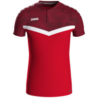 JAKO Polo Iconic, XXL, rot/weinrot