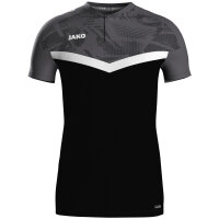 JAKO Polo Iconic, M, schwarz/anthrazit
