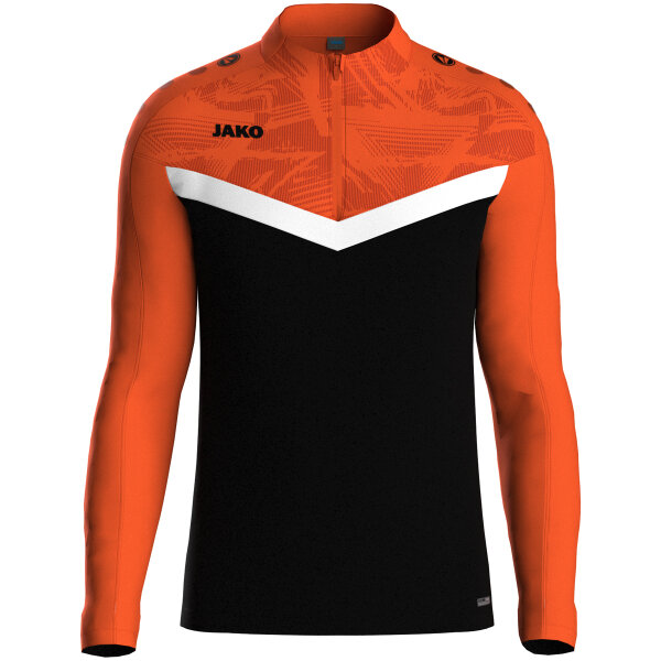 JAKO Ziptop Iconic, XL, schwarz/neonorange
