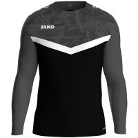 JAKO Sweat Iconic, XXL, schwarz/anthrazit