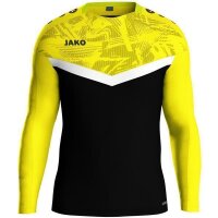 JAKO Sweat Iconic, XL, schwarz/soft yellow