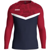 JAKO Sweat Iconic, S, marine/chili rot