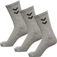 Hummel 3-Pack Basic Sock GREY MELANGE 36-40