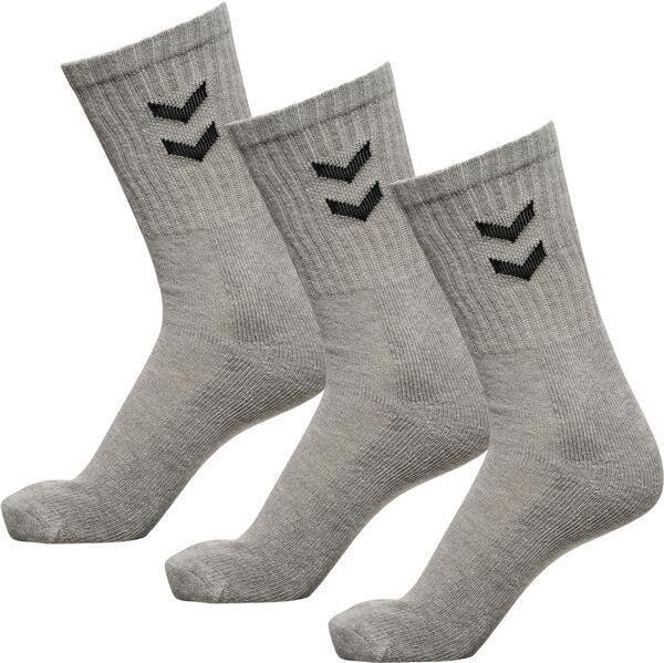Hummel 3-Pack Basic Sock GREY MELANGE 41-45