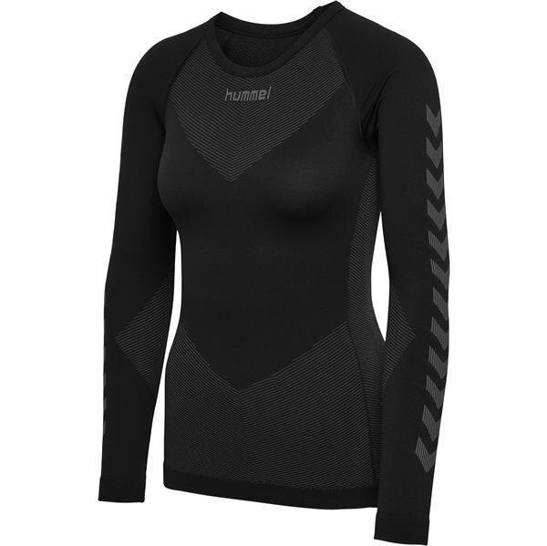 HUMMEL FIRST SEAMLESS JERSEY L/S WOMAN BLACK/OBSIDIAN XS-S