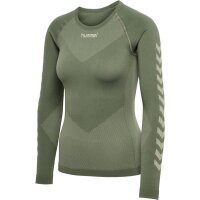 HUMMEL FIRST SEAMLESS JERSEY L/S WOMAN SEA SPRAY XS-S