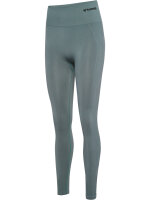 Hummel hmlTIF SEAMLESS HIGH WAIST TIGHTS BALSAM GREEN L