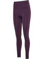 Hummel hmlTIF SEAMLESS HIGH WAIST TIGHTS PLUM PERFECT XL