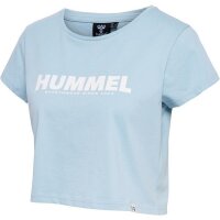 HUMMEL hmlLEGACY WOMAN CROPPED T-SHIRT - CELESTIAL BLUE - S