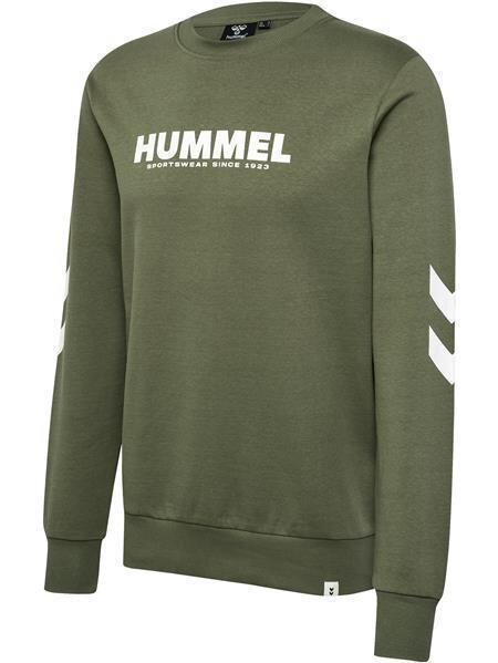 HUMMEL hmlLEGACY SWEATSHIRT - DEEP LICHEN GREEN - S