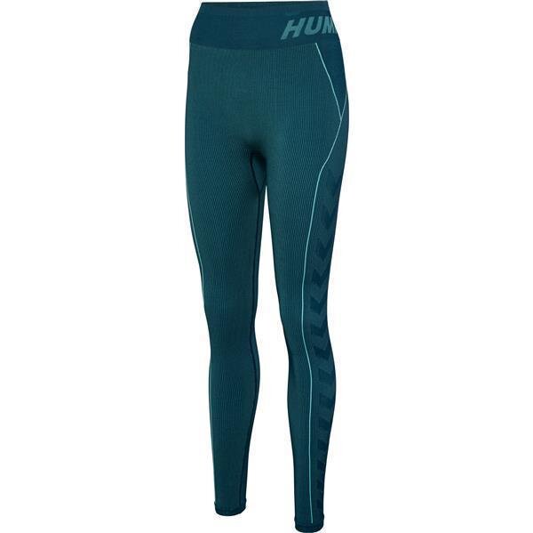 Hummel hmlTE CHRISTEL SEAMLESS MW TIGHTS DEEP TEAL/PASTEL TURQUOISE MEL M