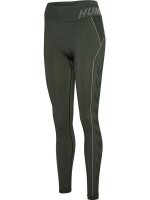 Hummel hmlTE CHRISTEL SEAMLESS MW TIGHTS CLIMBING IVY/SEAGRASS MELANGE S