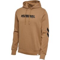 HUMMEL hmlLEGACY LOGO HOODIE - TIGERS EYE - 2XS