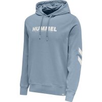 HUMMEL hmlLEGACY LOGO HOODIE - ASHLEY BLUE - M