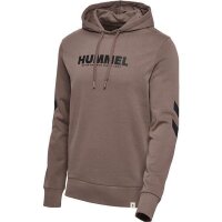HUMMEL hmlLEGACY LOGO HOODIE - IRON - XL