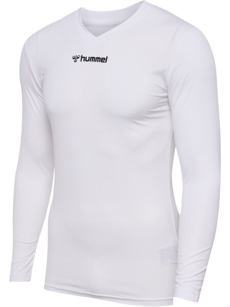 HUMMEL hmlBL ESSENTIAL TEE L/S - WHITE - L