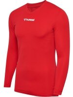 HUMMEL hmlBL ESSENTIAL TEE L/S - TRUE RED - M