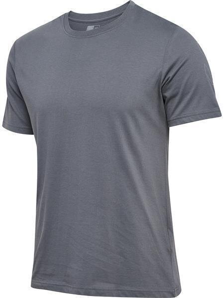 HUMMEL hmlELEMENTAL CHEVRON COTTON TEE - QUIET SHADE - L