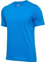 HUMMEL hmlELEMENTAL CHEVRON COTTON TEE - INDIGO BUNTING - S