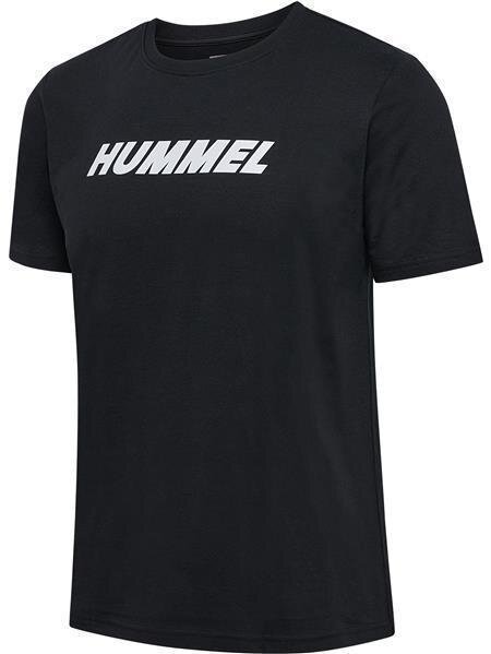 HUMMEL hmlELEMENTAL LOGO COTTON TEE - BLACK - XL