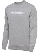 HUMMEL hmlELEMENTAL SWEATSHIRT - GREY MELANGE - S