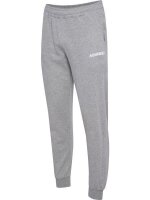 HUMMEL hmlELEMENTAL REGULAR PANTS - GREY MELANGE - XL