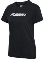 HUMMEL hmlELEMENTAL LOGO COTTON TEE WOMAN - BLACK - M