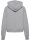 HUMMEL hmlELEMENTAL SHORT HOODIE WOMAN - GREY MELANGE - L