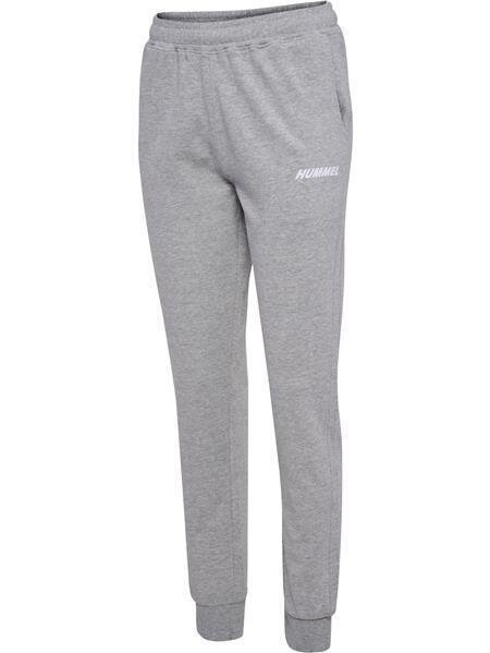 HUMMEL hmlELEMENTAL REGULAR PANTS WOMAN - GREY MELANGE - XL