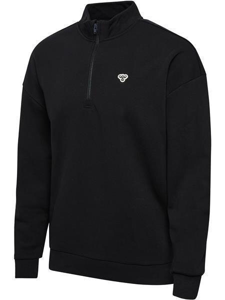 HUMMEL hmlLOOSE HALF ZIP BEE - BLACK - S