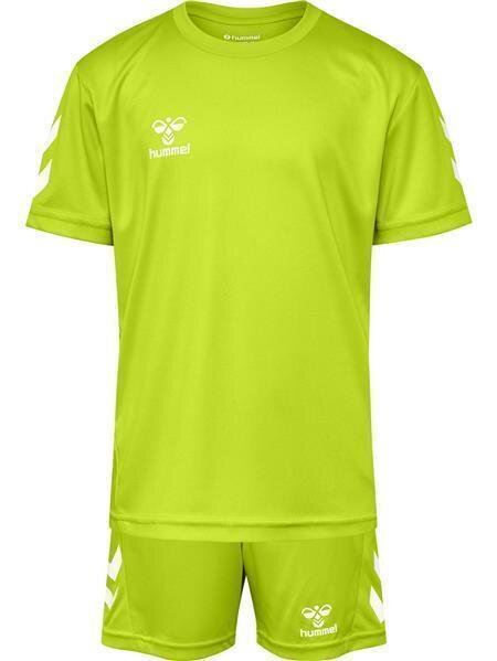 HUMMEL hmlLOGO SET KIDS - LIME PUNCH - 116