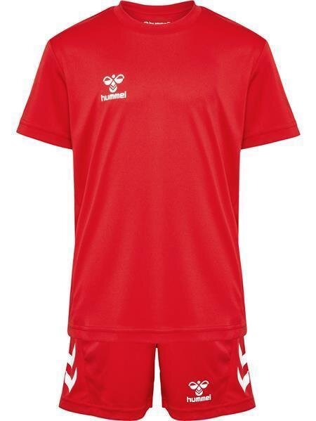 HUMMEL hmlLOGO SET KIDS - TRUE RED - 152