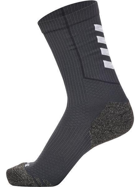 HUMMEL hmlPRO TRAINING SOCKS LOW - ASPHALT/WHITE - 31/34