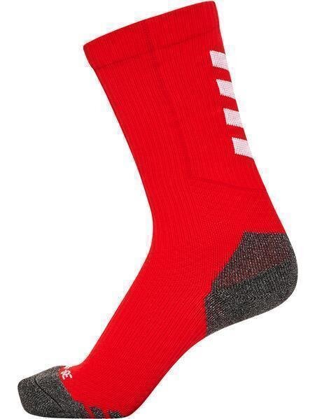 HUMMEL hmlPRO TRAINING SOCKS LOW - TRUE RED/WHITE - 39/42