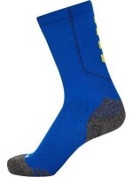 HUMMEL hmlPRO TRAINING SOCKS LOW - TRUE BLUE/BLAZING YELLOW - 43/46