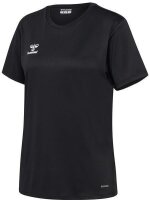 HUMMEL hmlESSENTIAL JERSEY S/S WOMAN - BLACK - 2XL