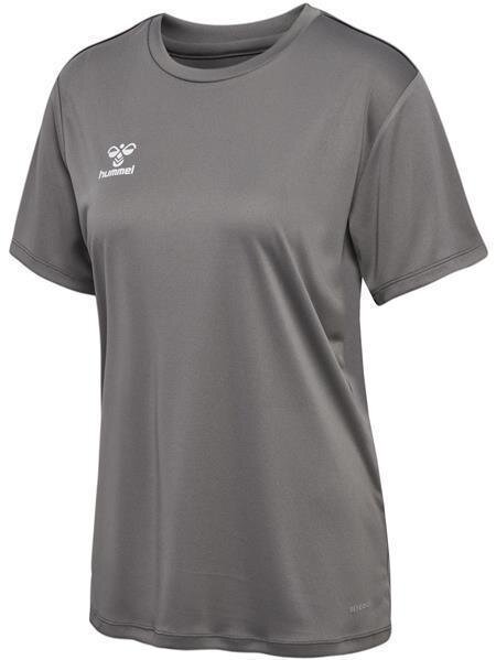 HUMMEL hmlESSENTIAL JERSEY S/S WOMAN - STEEL GRAY - M
