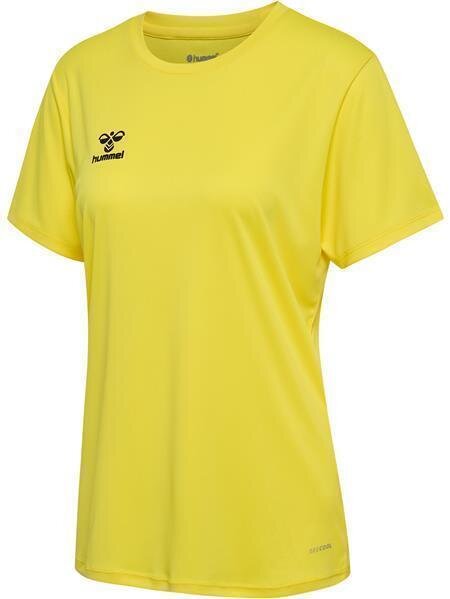 HUMMEL hmlESSENTIAL JERSEY S/S WOMAN - BLAZING YELLOW - S