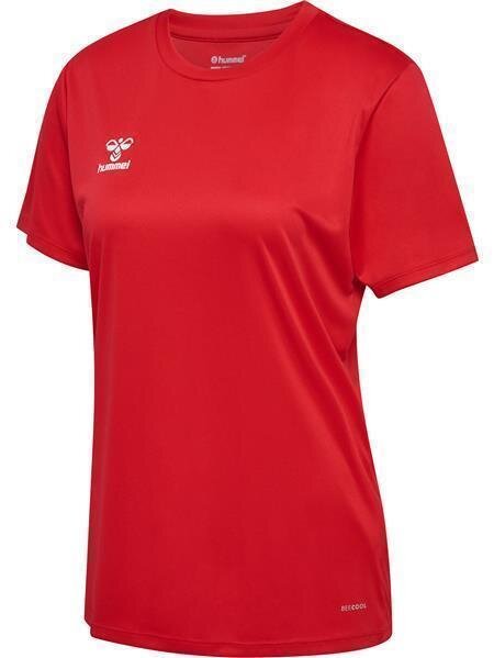 HUMMEL hmlESSENTIAL JERSEY S/S WOMAN - TRUE RED - S