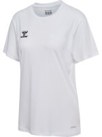 HUMMEL hmlESSENTIAL JERSEY S/S WOMAN - WHITE - XS