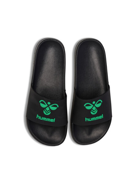 HUMMEL HML ESSENTIAL POOL SLIDE - BLACK/JELLY BEAN - 40