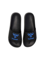 HUMMEL HML ESSENTIAL POOL SLIDE - BLACK/TRUE BLUE - 44